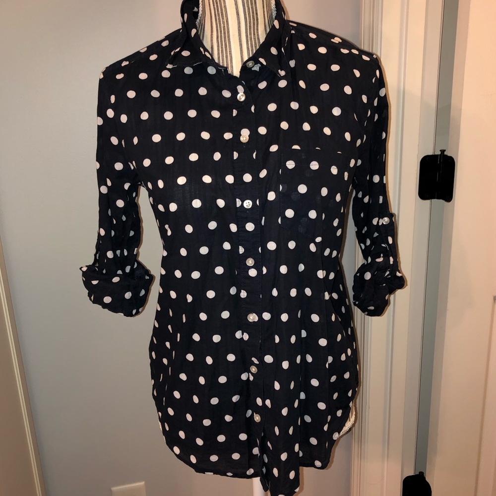 Ann Taylor Pocket Blouse